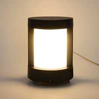 Luminara | Sleek Modern Black LED Bollard Landscape Light 4