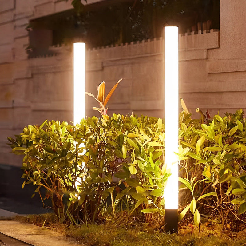 Luminara | Sleek Modern Cylindrical LED Landscape Bollard Light