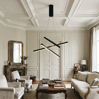 Luminara | Sleek Modern LED Criss Linear Chandelier Light 1