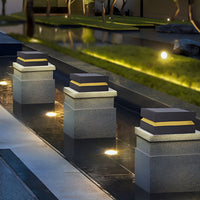 Luminara | Sleek Modern Outdoor Solar Pillar Light Fixture 3