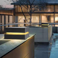Luminara | Sleek Modern Outdoor Solar Pillar Light Fixture 6