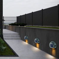 Luminara | Sleek Modern Solar LED Round Outdoor Deck Light 7