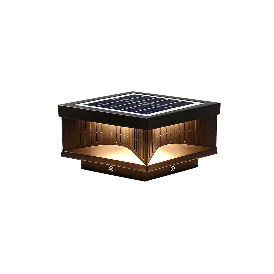 Luminara | Sleek Modern Square Outdoor Pillar LED Light Fixture
