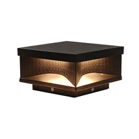 Luminara | Sleek Modern Square Outdoor Pillar LED Light Fixture 10