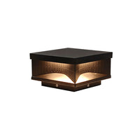 Luminara | Sleek Modern Square Outdoor Pillar LED Light Fixture 9