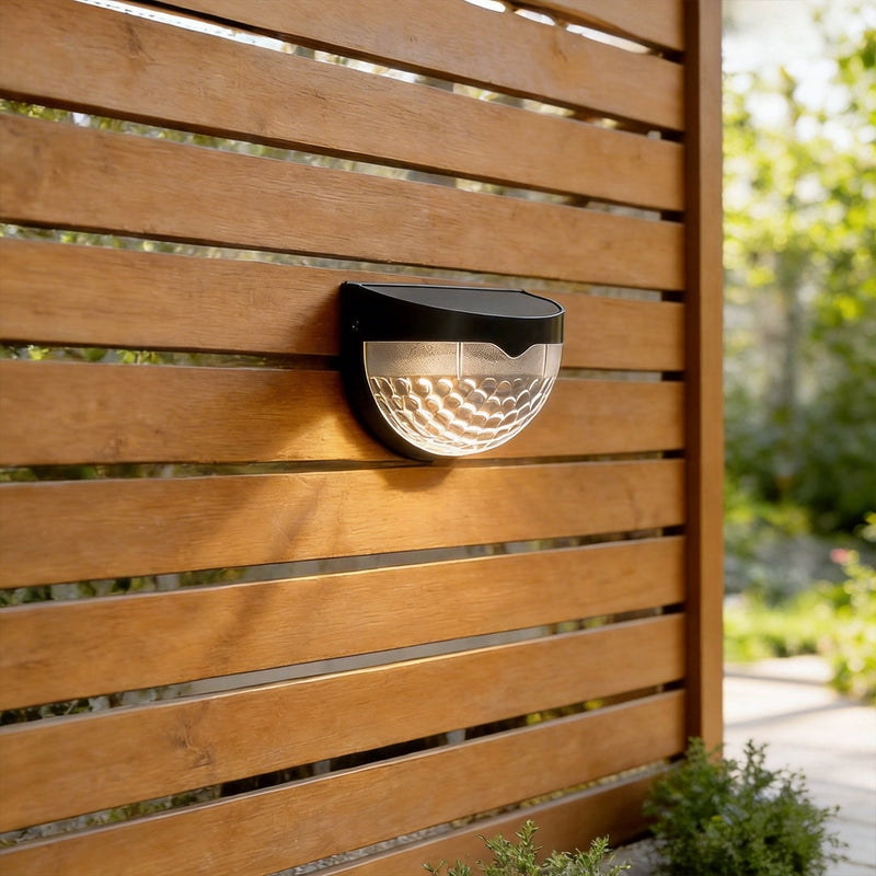 Kirra Solar Fence Lights — Dusk-to-Dawn LED Outdoor Pack
