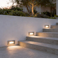 Luminara | Sleek Waterproof LED Embedded Stair Wall Lights 4