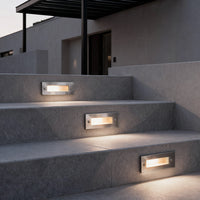 Luminara | Sleek Waterproof LED Embedded Stair Wall Lights 5