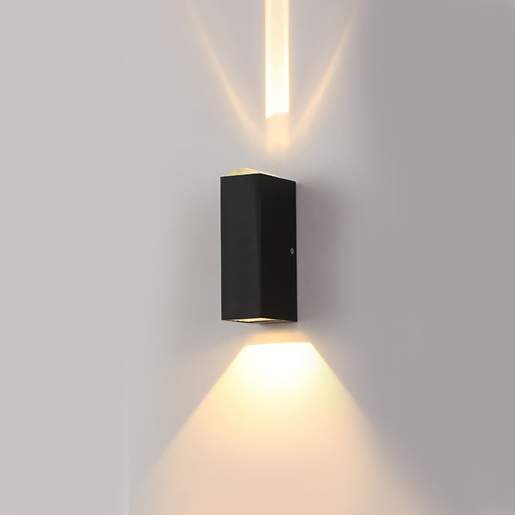 Luminara | Stylish Modern Dual-Beam Outdoor Wall Lights Sconce