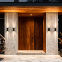 Luminara | Stylish Modern Dual-Beam Outdoor Wall Lights Sconce 4