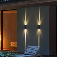 Luminara | Stylish Modern Dual-Beam Outdoor Wall Lights Sconce 5