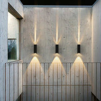 Luminara | Stylish Modern Dual-Beam Outdoor Wall Lights Sconce 7