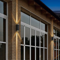 Luminara | Stylish Modern Dual-Beam Outdoor Wall Lights Sconce 8