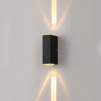 Luminara | Stylish Modern Dual-Beam Outdoor Wall Lights Sconce 9