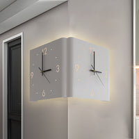 Luminara | Stylish Modern Square Backlit LED Wall Clock Lamp 5
