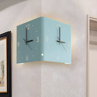 Luminara | Stylish Modern Square Backlit LED Wall Clock Lamp 9