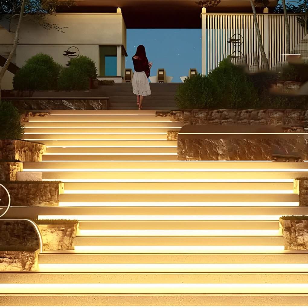 LumosFlex | Versatile Waterproof LED Outdoor Step Lighting Solution