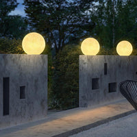 Lunaris | Elegant Modern LED Waterproof Globe Pillar Light 3
