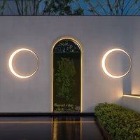 Lunaris | Elegant Modern Outdoor Cylinder Wall Light Fixture 2