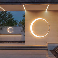 Lunaris | Elegant Modern Outdoor Cylinder Wall Light Fixture 5