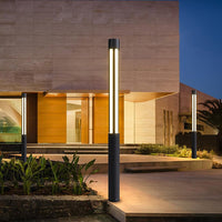 Lunaris | Sleek Modern LED Cylindrical Bollard Light for Outdoor Spaces 10