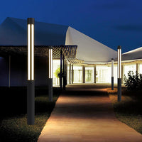Lunaris | Sleek Modern LED Cylindrical Bollard Light for Outdoor Spaces 8