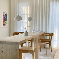 Mid-Century Dome Pendant Light — Glare-Free Metal Shade, 15 Colours