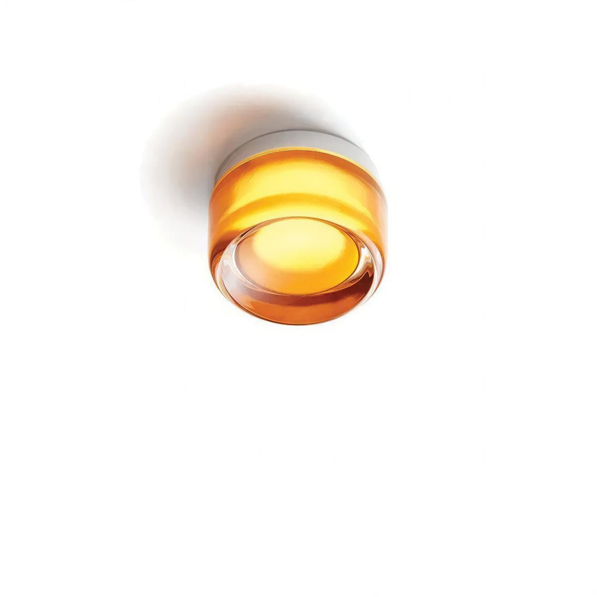 Dimpled Acrylic Wall Sconce — Round LED Light, Wall or Ceiling