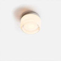 Dimpled Acrylic Wall Sconce — Round LED Light, Wall or Ceiling