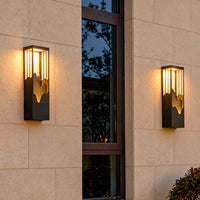 MountainGlow | Elegant Waterproof Solar Wall Lamp with Scenic Design 1