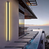 Nocturna | Sleek Black Outdoor Wall Lantern with Modern LED Design 1