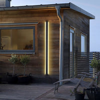 Nocturna | Sleek Black Outdoor Wall Lantern with Modern LED Design 3