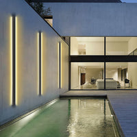 Nocturna | Sleek Black Outdoor Wall Lantern with Modern LED Design 4
