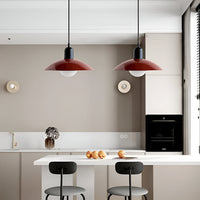 Bauhaus Pendant Light — Colourful Iron Shade, Mix and Match