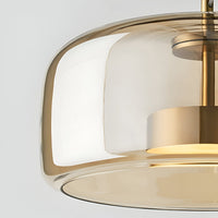 Smoked Glass Pendant Light — Hand-Blown Glass, Single or Trio