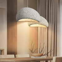 Wabi-Sabi Pendant Light — Sculptural Fibreglass Shade