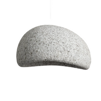 Wabi-Sabi Pendant Light — Sculptural Fibreglass Shade