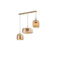Smoked Glass Pendant Light — Hand-Blown Glass, Single or Trio