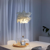 Paper Cloud Pendant Light — Sculptural Parchment Shade