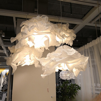 Paper Cloud Pendant Light — Sculptural Parchment Shade