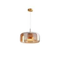 Smoked Glass Pendant Light — Hand-Blown Glass, Single or Trio