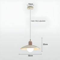 Bauhaus Pendant Light — Colourful Iron Shade, Mix and Match