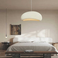 Wabi-Sabi Pendant Light — Sculptural Fibreglass Shade