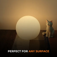 Rechargeable Globe Table Lamp — 16 Colour LED with Remote