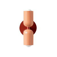 Colourful Up and Down Wall Light — Double Head Iron Sconce