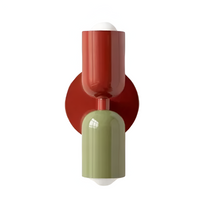 Colourful Up and Down Wall Light — Double Head Iron Sconce