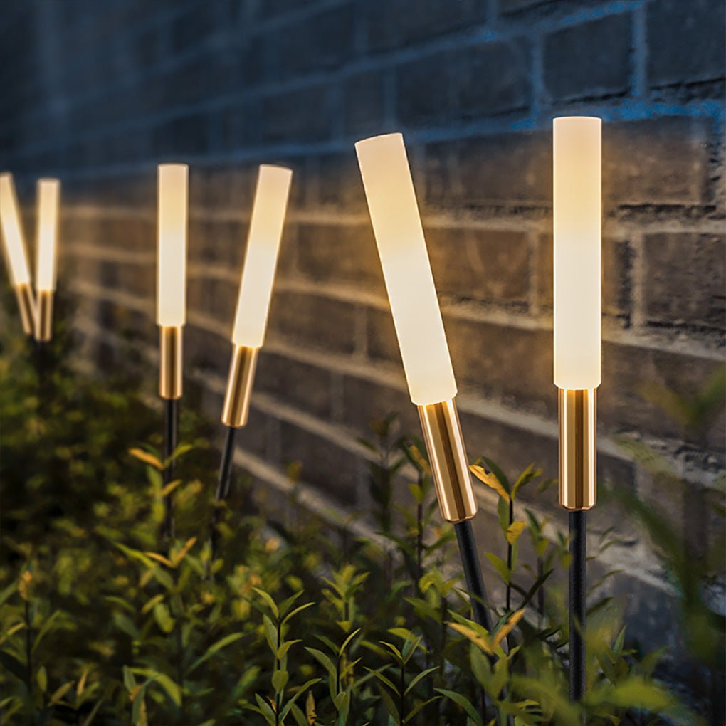 ReedGlow | Elegant Natural Outdoor LED Landscape Light Spikes