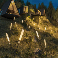 ReedGlow | Elegant Natural Outdoor LED Landscape Light Spikes 13