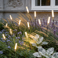 ReedGlow | Elegant Natural Outdoor LED Landscape Light Spikes 4
