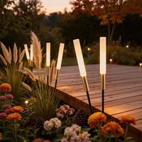 ReedGlow | Elegant Natural Outdoor LED Landscape Light Spikes 5